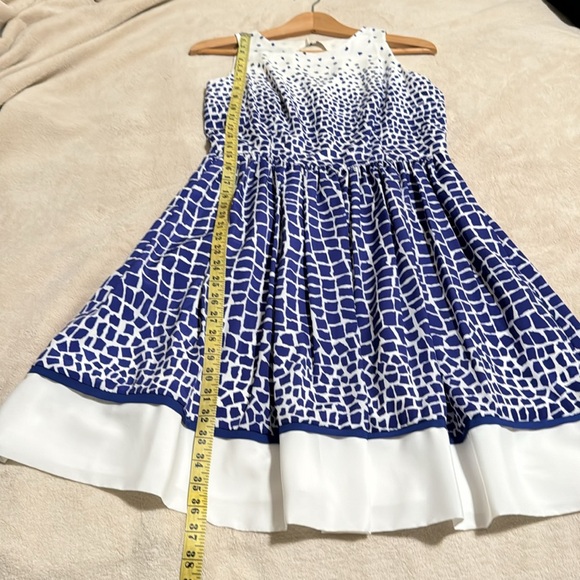 Eliza J Belted Print Fit & Flare Dress with pockets Size 6 - Picture 10 of 14